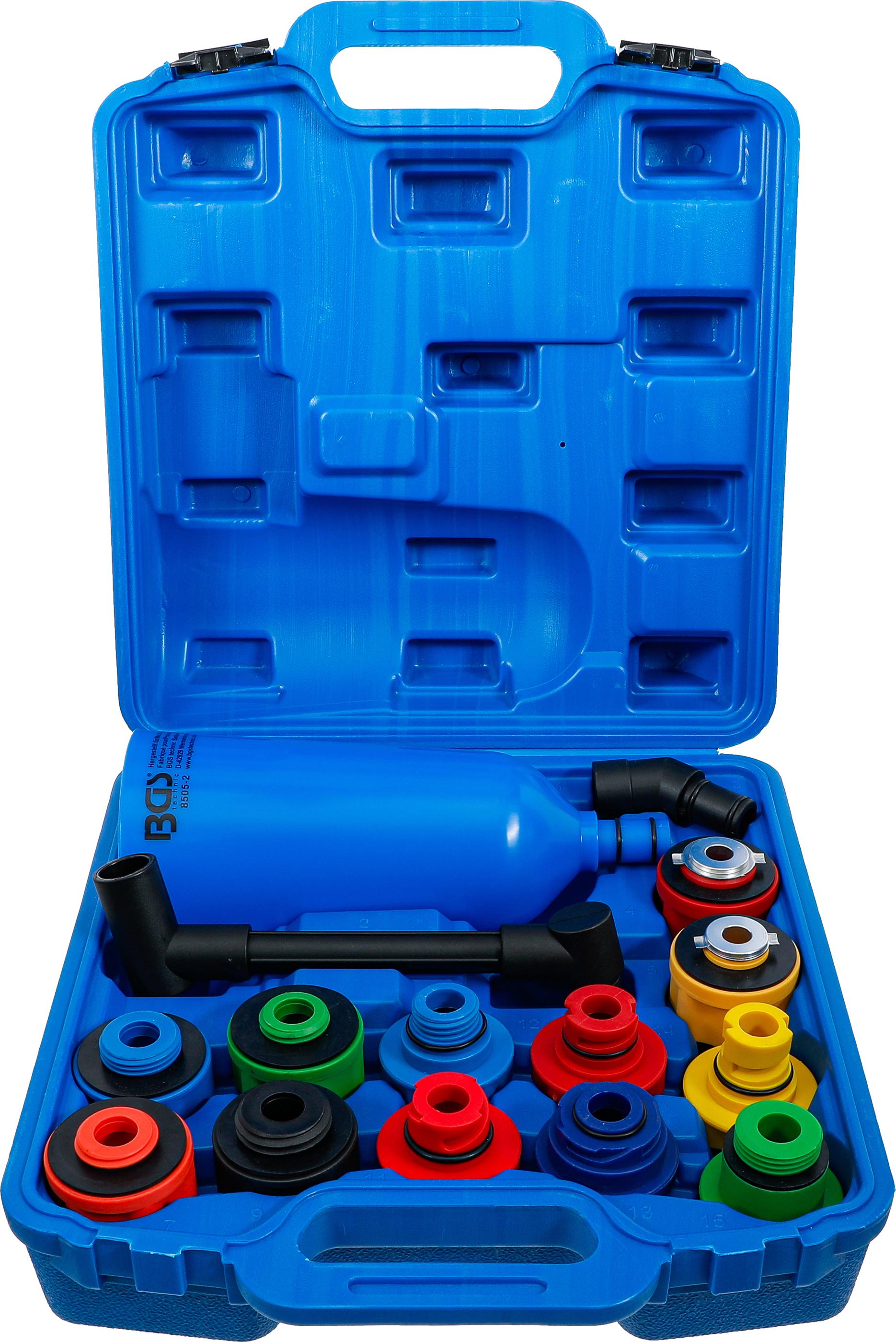 Öl-Einfülltrichter-Satz | Kunststoffausführung | 15-tlg. BGS8505-2