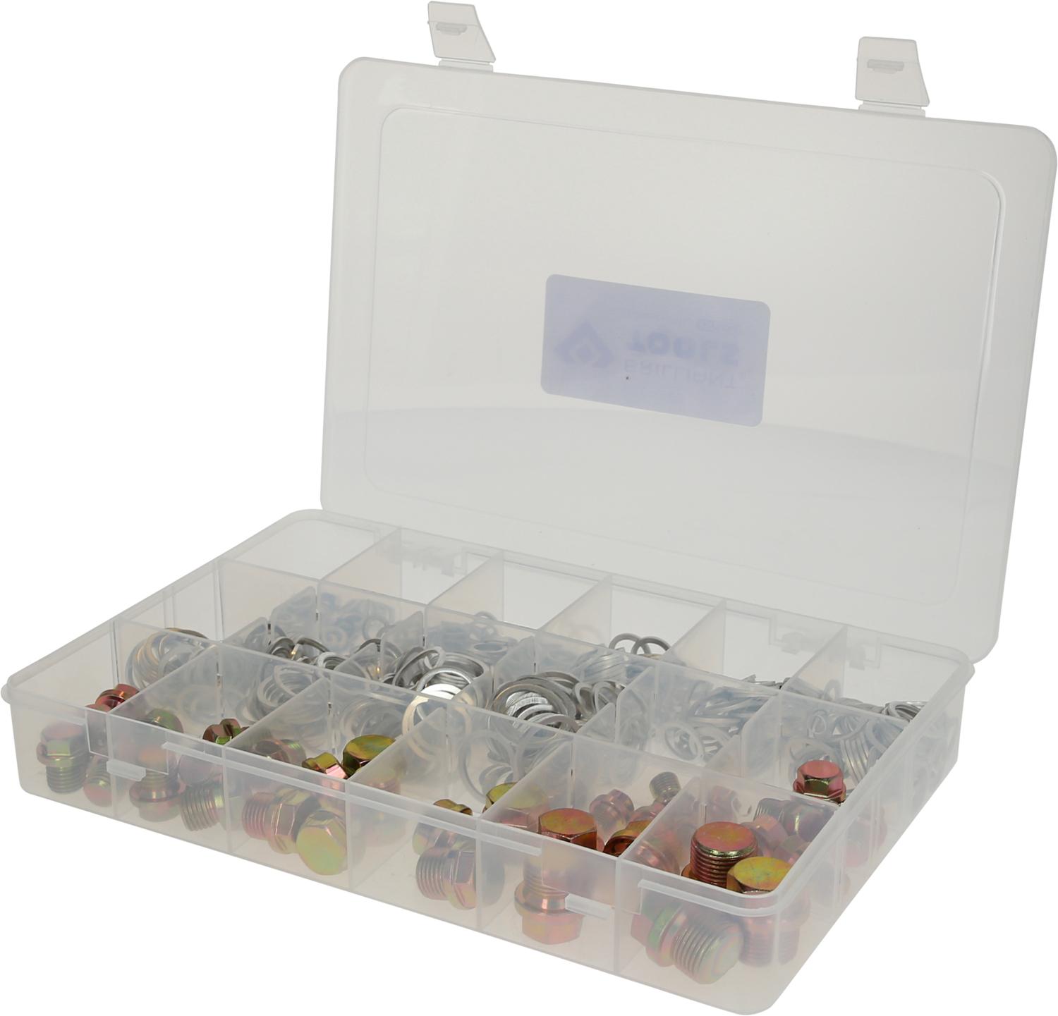 Ölablassschrauben und Dichtungen-Sortiment, 534-tlg 4042146781678