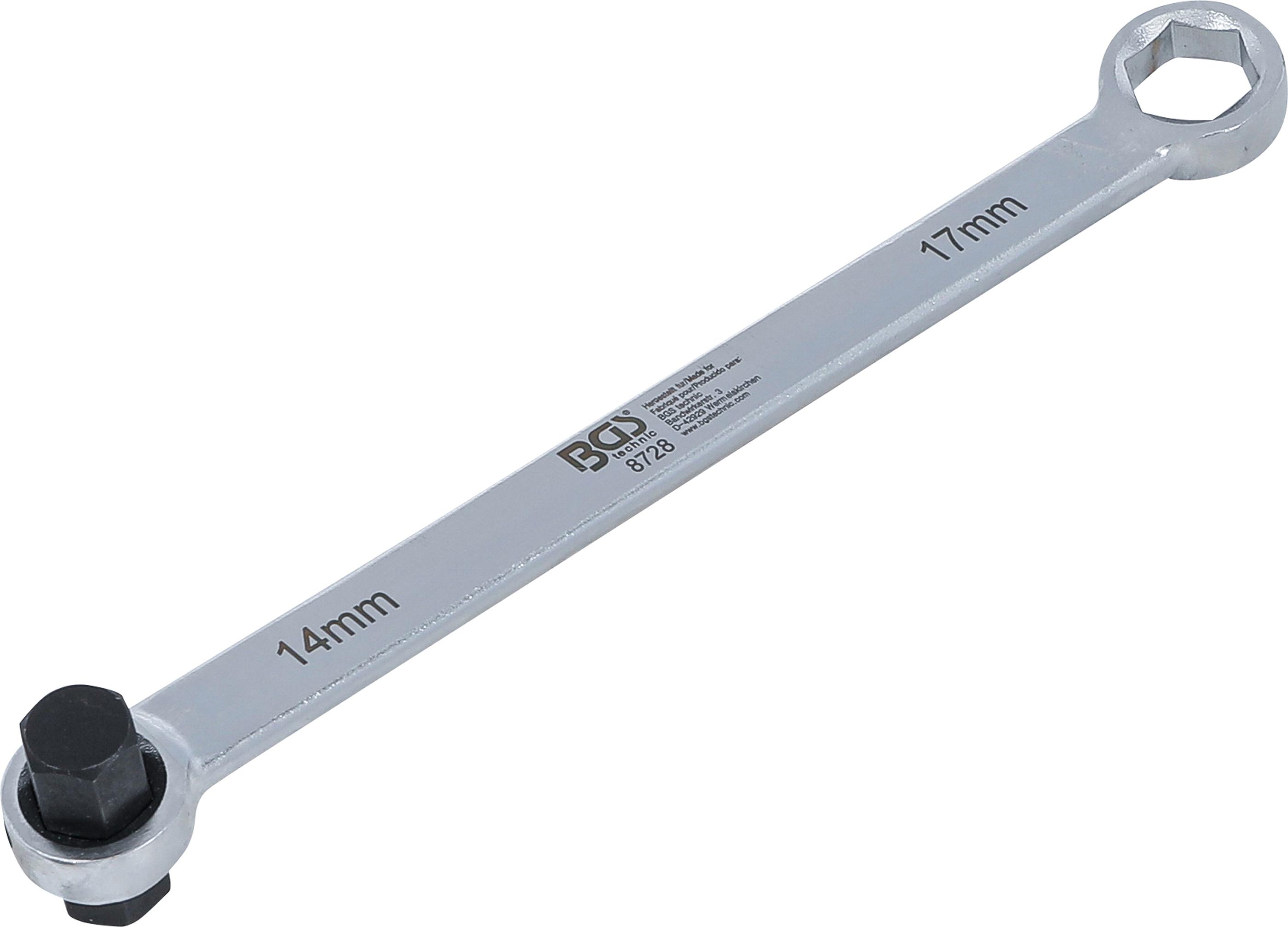 Öldienstschlüssel | SW 17 mm x H14 BGS8728