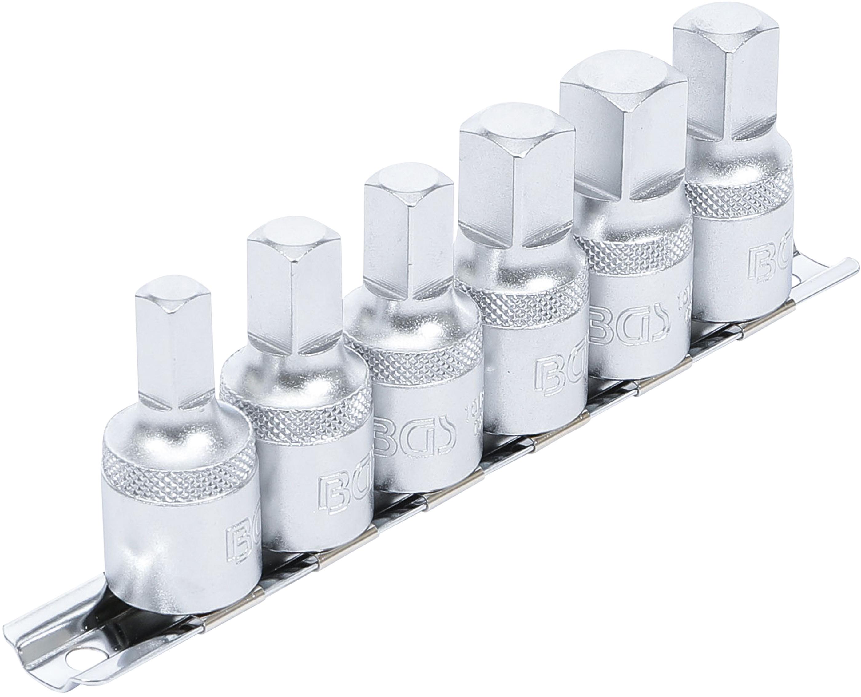 Öldienstschlüssel-Satz | Antrieb Innenvierkant 12,5 mm (1/2") | Abtrieb Innenvierkant | 6-tlg. BGS1016