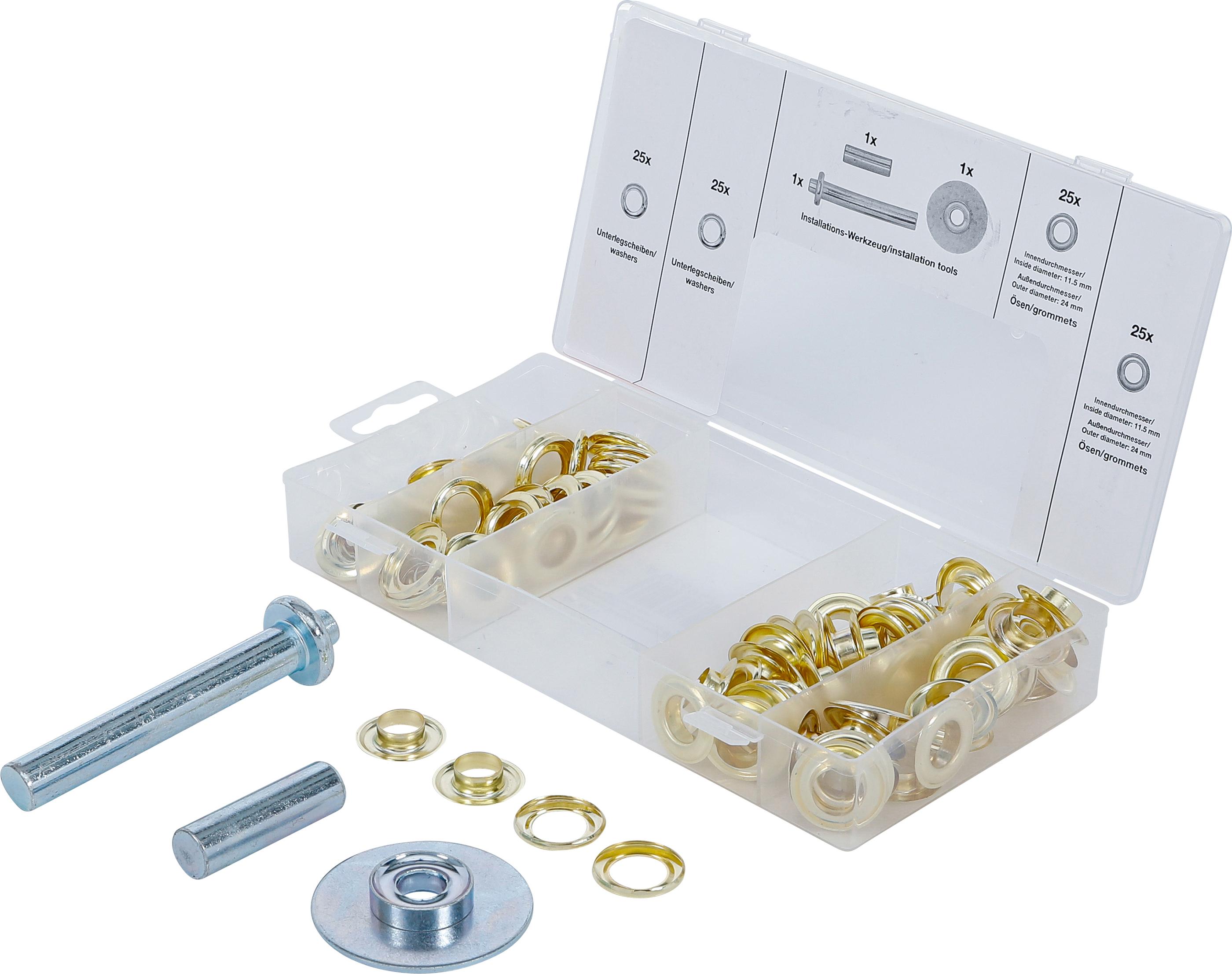 Ösen-Installations-Sortiment | 103-tlg. BGS8111