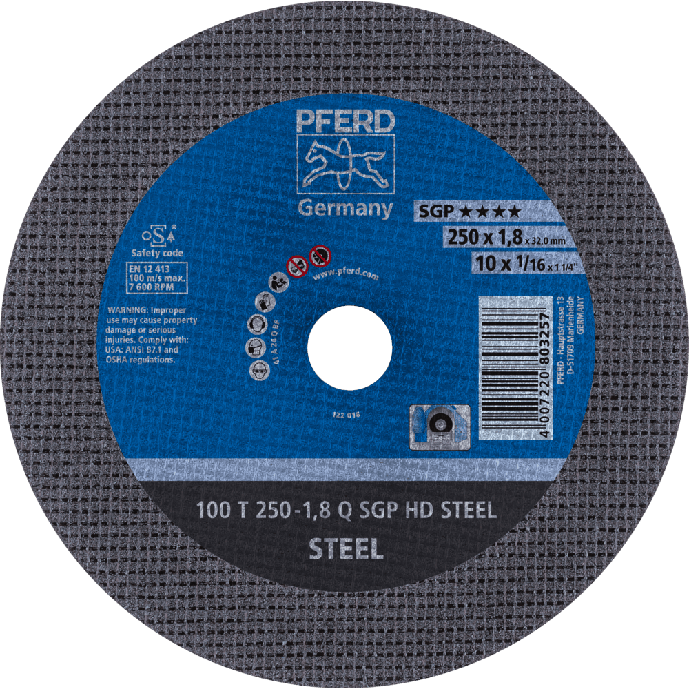 100 T 250-1,8 Q SGP HD STEEL/32,0 4007220803257