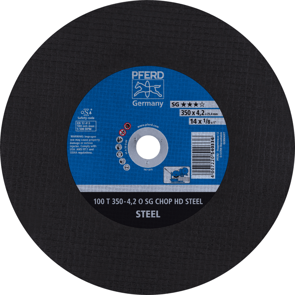 100 T 350-4,2 O SG CHOP HD STEEL/25,4 4007220540336