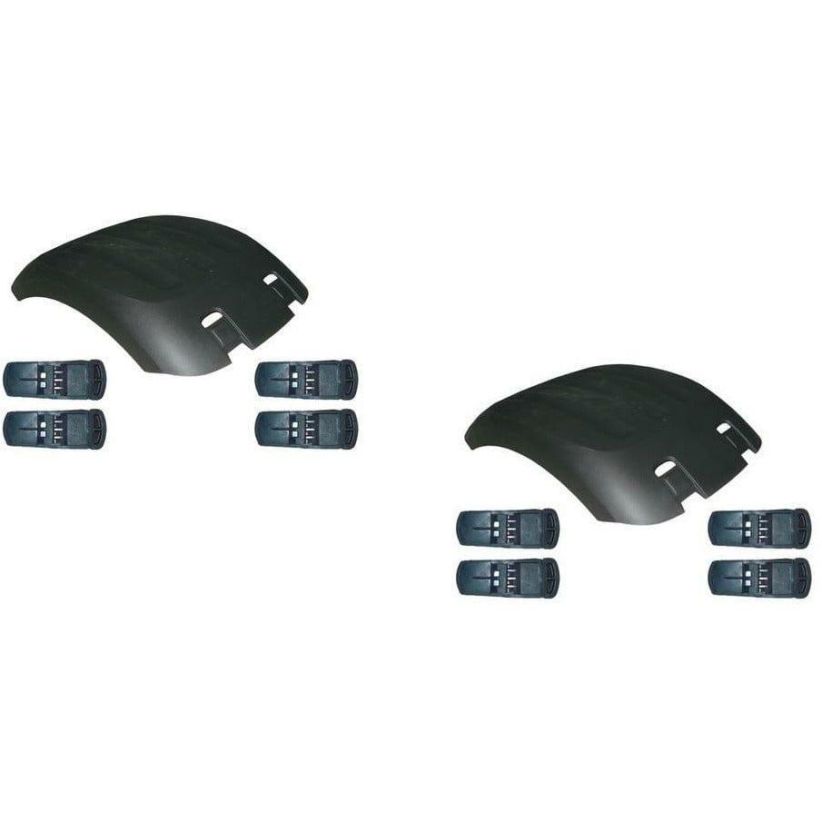 2x Hinterachskotflügel pf. Lkw DAF XF106 XF106 Euro6 pf. links u.rechts inkl. 8 Spanngum