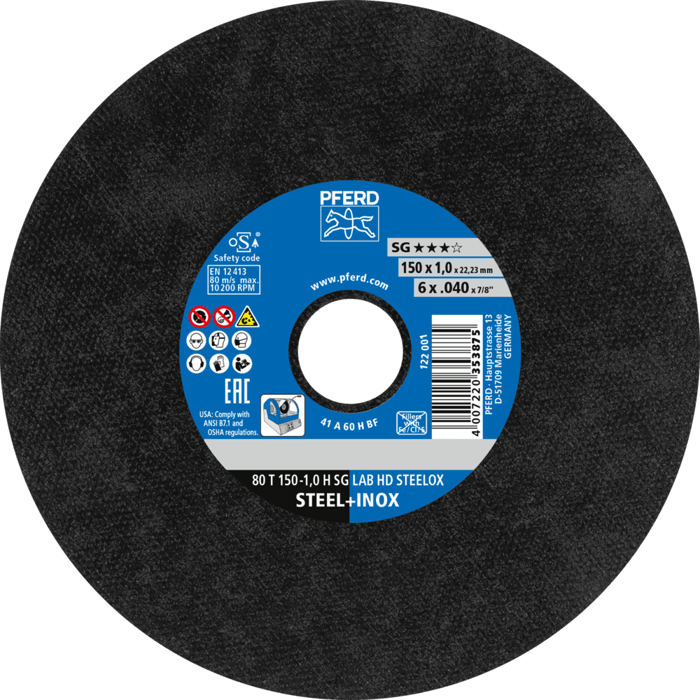 80 T 150-1,0 H SG LAB HD STEELOX/22,23 4007220804124