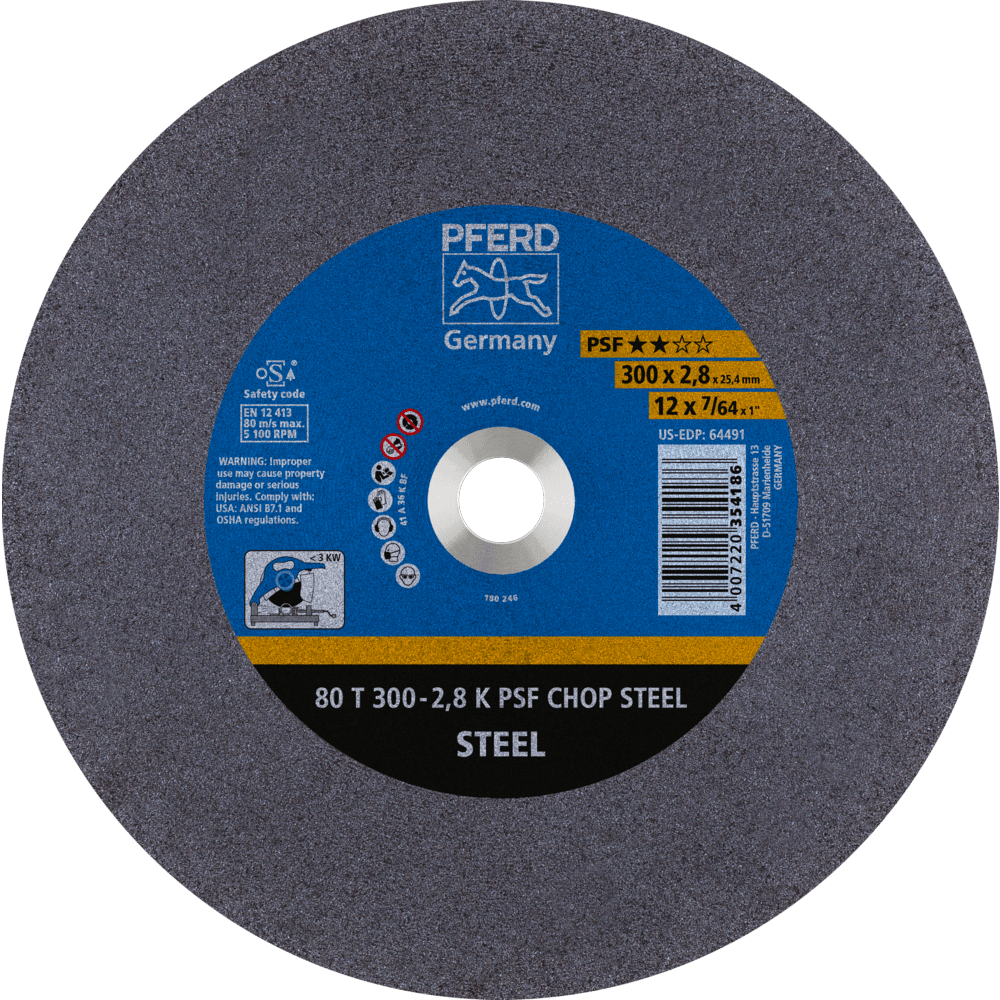 80 T 300-2,8 K PSF CHOP STEEL/25,4 4007220832264