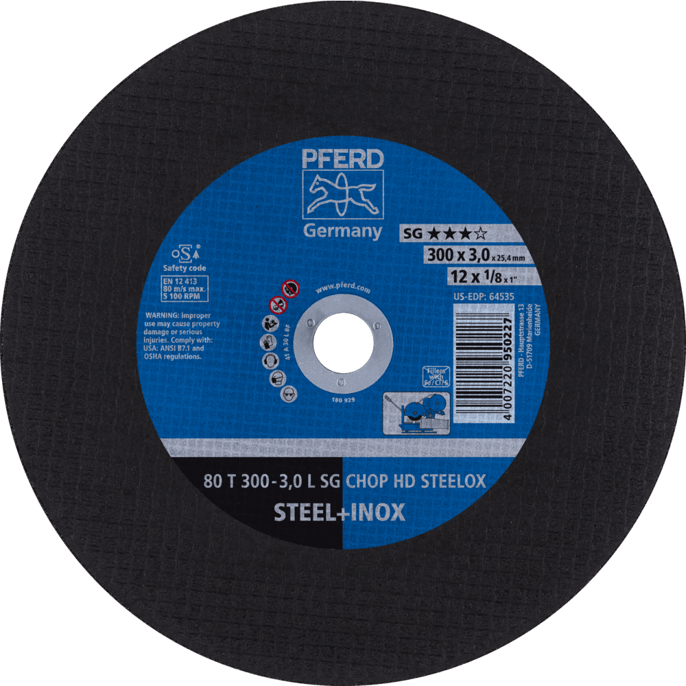 80 T 300-3,0 L SG CHOP HD STEELOX/25,4 4007220950227