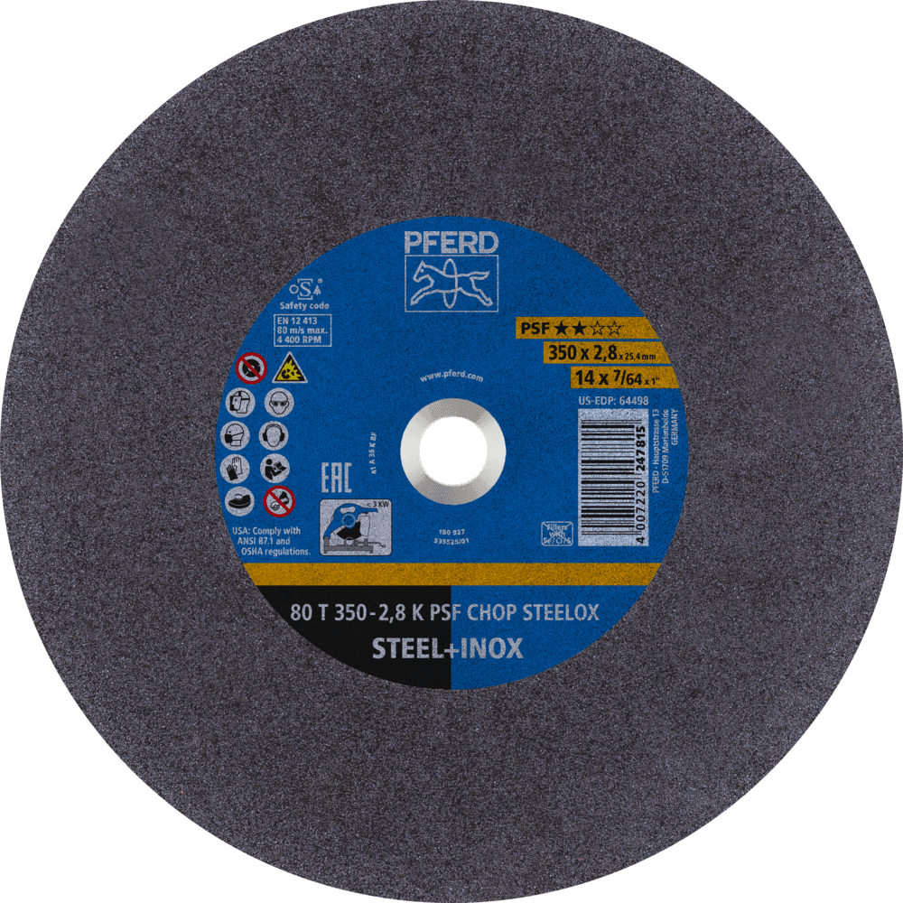 80 T 350-2,8 K PSF CHOP STEELOX/25,4 (5) 4007220230756