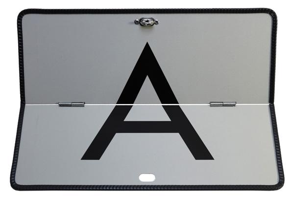 A-Warntafel, Typ I, horizontal klappbar, 400 x 300 mm, mit KS 345730165 Suer