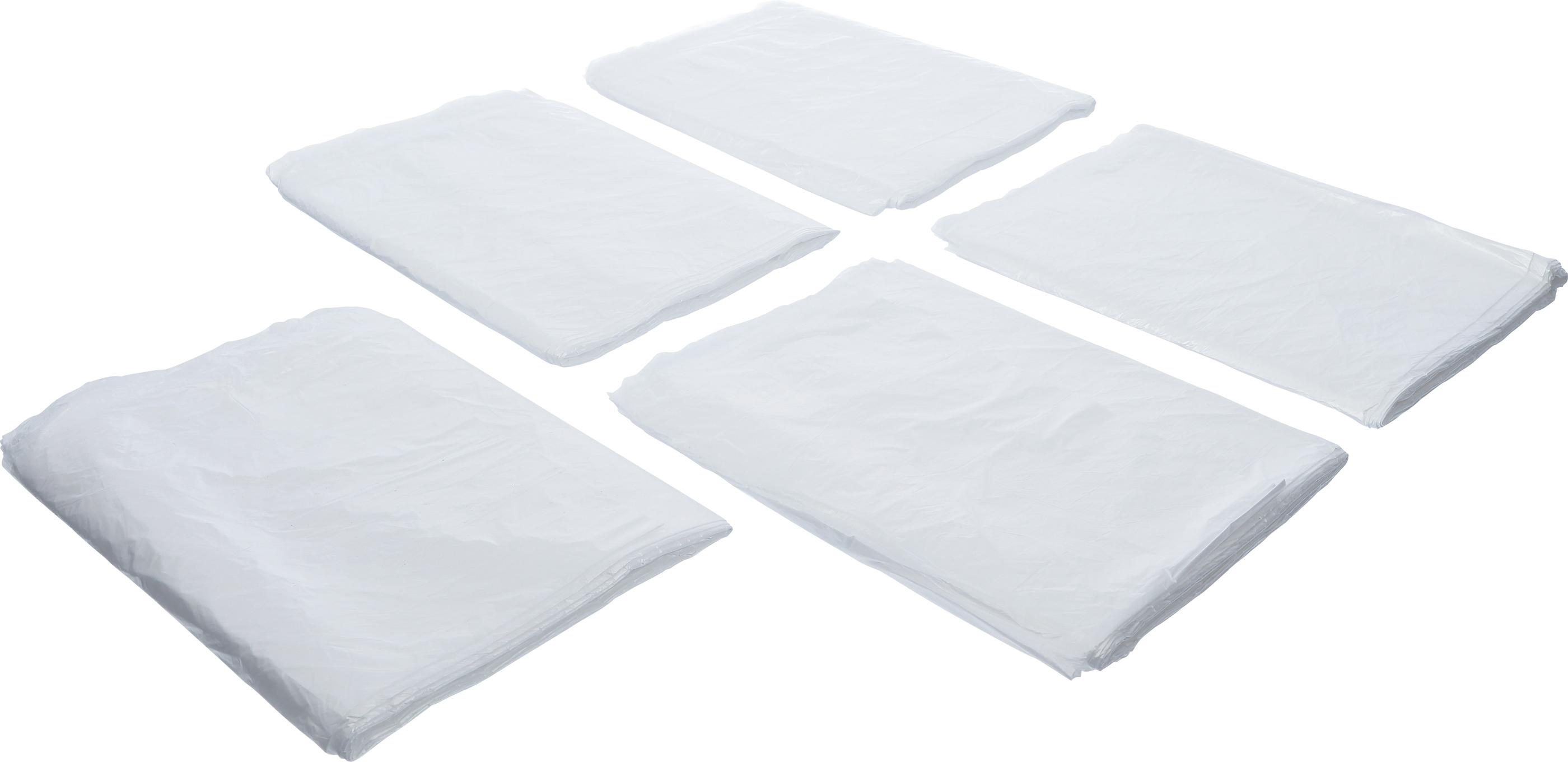 Abdeckfolien-Satz | HDPE | transparent | 4 x 5 m | 20 m² | 5-tlg. BGS71031