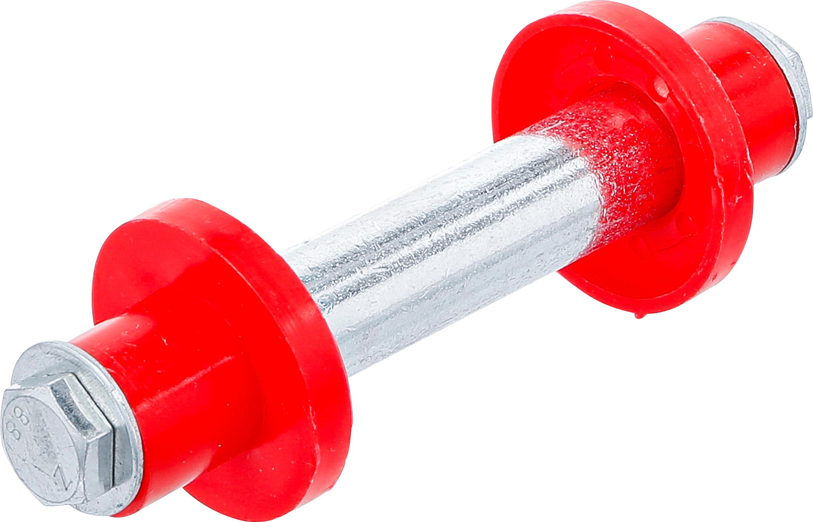 Achsen-Satz für Schubkarrenrad | 128 mm | Ø 20 mm | mit 2 Distanzhülsen BGS81951