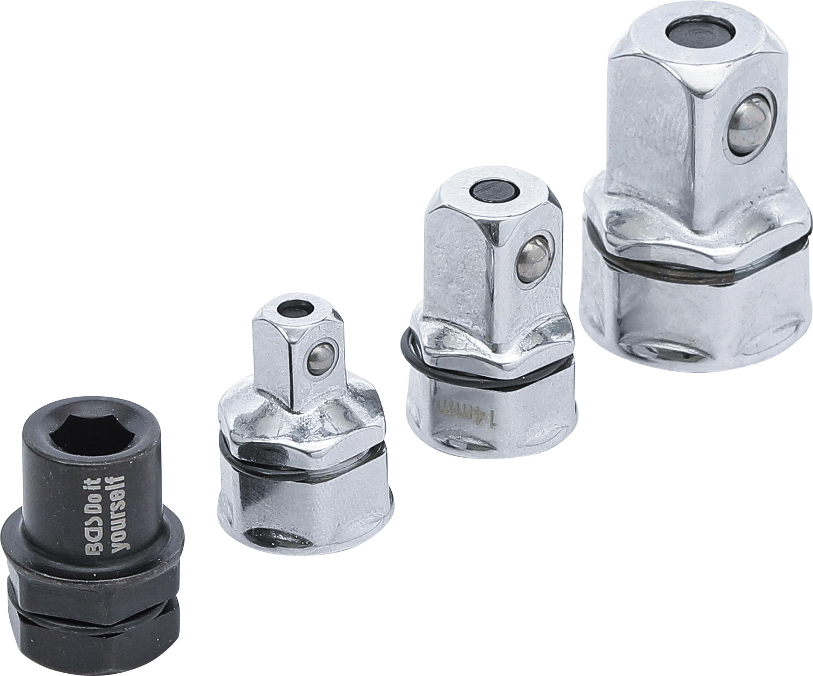 Adapter-Satz für Ratschen-Ringschlüssel | 4-tlg. BGS98210