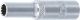 Steckschlüssel-Einsatz Gear Lock, tief | Antrieb Innenvierkant 6,3 mm (1/4