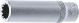 Steckschlüssel-Einsatz Gear Lock, tief | Antrieb Innenvierkant 6,3 mm (1/4