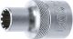 Steckschlüssel-Einsatz Gear Lock | Antrieb Innenvierkant 12,5 mm (1/2