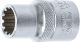 Steckschlüssel-Einsatz Gear Lock | Antrieb Innenvierkant 12,5 mm (1/2