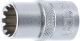Steckschlüssel-Einsatz Gear Lock | Antrieb Innenvierkant 12,5 mm (1/2