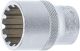 Steckschlüssel-Einsatz Gear Lock | Antrieb Innenvierkant 12,5 mm (1/2
