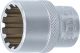 Steckschlüssel-Einsatz Gear Lock | Antrieb Innenvierkant 12,5 mm (1/2