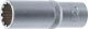 Steckschlüssel-Einsatz Gear Lock, tief | Antrieb Innenvierkant 12,5 mm (1/2
