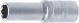 Steckschlüssel-Einsatz Super Lock, tief | Antrieb Innenvierkant 12,5 mm (1/2