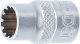 Steckschlüssel-Einsatz Gear Lock | Antrieb Innenvierkant 10 mm (3/8