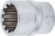 Steckschlüssel-Einsatz Gear Lock | Antrieb Innenvierkant 10 mm (3/8