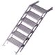 PWP Treppe ausziehbar,6 Stufen,Stahl feuerverz.,L 2185/B 705 mm 105131545 Suer