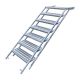 PWP Treppe ausziehbar,7 Stufen,Stahl feuerverz.,L 2470/B 705 mm 105131576 Suer
