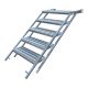 PWP Treppe ausziehbar,5 Stufen,Stahl feuerverz.,L 1900/B 825 mm 105131580 Suer