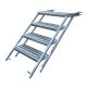 PWP Treppe ausziehbar,4 Stufen,Stahl feuerverz.,L 1615/B 825 mm 105131581 Suer