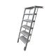 PWP Treppe ausziehbar, 6 Stufen,Alu,z.T.eloxiert,L 2177/B 825mm 105131872 Suer