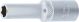 Steckschlüssel-Einsatz Sechskant, tief | Antrieb Innenvierkant 10 mm (3/8