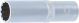 Steckschlüssel-Einsatz Zwölfkant, tief | Antrieb Innenvierkant 12,5 mm (1/2