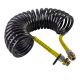 Luftwendel, gelb, 4500 mm, M18 x 1,5/M 22 x 1,5 107511056 Suer