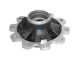 DT Spare Parts 10.10412 Radnabe, ohne Lager, d1: 120 mm, d2: 150 mm, D: 380 mm, 10 bores, b: 22 mm, P: 335 mm, M136 x 2,5, H: 180 mm passend für BPW