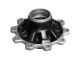 DT Spare Parts 10.10414 Radnabe, ohne Lager, d1: 120 mm, d2: 150 mm, D: 380 mm, 10 bores, b: 22 mm, P: 335 mm, M136 x 2,5, H: 206 mm passend für BPW