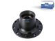 DT Spare Parts 10.10422 Radnabe, ohne Lager, d1: 150 mm, d2: 200 mm, D: 380 mm, 10 bores, b: 22 mm, P: 335 mm, M155 x 3, H: 285 mm passend für BPW