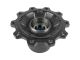 DT Spare Parts 10.10425 Radnabe, mit Lager, d1: 120 mm, d2: 150 mm, D: 380 mm, 10 bores, b: 22 mm, P: 335 mm, M136 x 2,5, H: 224 mm passend für BPW