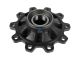 DT Spare Parts 10.10426 Radnabe, mit Lager, d1: 110 mm, d2: 130 mm, D: 380 mm, 10 bores, b: 22 mm, P: 335 mm, M125 x 2, H: 194 mm passend für BPW
