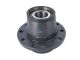 DT Spare Parts 10.10430 Radnabe, mit Lager, d1: 120 mm, d2: 150 mm, D: 270 mm, 10 bores, b: 22 mm, P: 225 mm, M136 x 2,5, H: 206 mm passend für BPW
