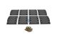 DT Spare Parts 10.13004 Trommelbremsbelagsatz, Achssatz - Übergröße, W: 180 mm, S: 19,5 mm passend für BPW