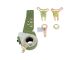 DT Spare Parts 10.13025 Gestängesteller, automatisch, SAE 1 1/2'' 10, 6 bores, b: 14 mm, Lb: 120 mm, Lb1: 135 mm, Lb2: 150 mm, Lb3: 165 mm, Lb4: 180 mm, Lb5: 250 mm, 10 teeth passend für Multimarken