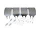DT Spare Parts 10.13940 Bremsbackensatz, mit Belägen passend für BPW