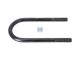 DT Spare Parts 10.16328 U-Bolzen, M24 x 3, LTh: 80 mm, L: 297 mm, w: 129 mm, 10.9 passend für BPW