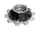 DT Spare Parts 10.20401 Radnabe, ohne Lager, d1: 147 mm, d2: 147 mm, D: 376,5 mm, 10 bores, b: 23,4 mm, H: 173 mm passend für Meritor