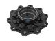 DT Spare Parts 10.20407 Radnabe, ohne Lager, d1: 147 mm, d2: 147 mm, D: 376,5 mm, 10 bores, b: 23,4 mm, H: 173 mm passend für Meritor