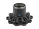 DT Spare Parts 10.20408 Radnabe, ohne Lager, d1: 140 mm, d2: 152 mm, D: 376 mm, 10 bores, b: 23,1 mm, P: 335 mm, H: 212 mm passend für Meritor