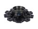 DT Spare Parts 10.20410 Radnabe, ohne Lager, d1: 140 mm, d2: 140 mm, D: 377 mm, 10 bores, b: 23,5 mm, H: 158 mm passend für Meritor