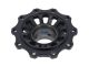 DT Spare Parts 10.30404 Radnabe, ohne Lager, d1: 138 mm, d2: 138 mm, D: 385,5 mm, 10 bores, b: 22 mm, P: 335 mm, H: 143,8 mm passend für SAF